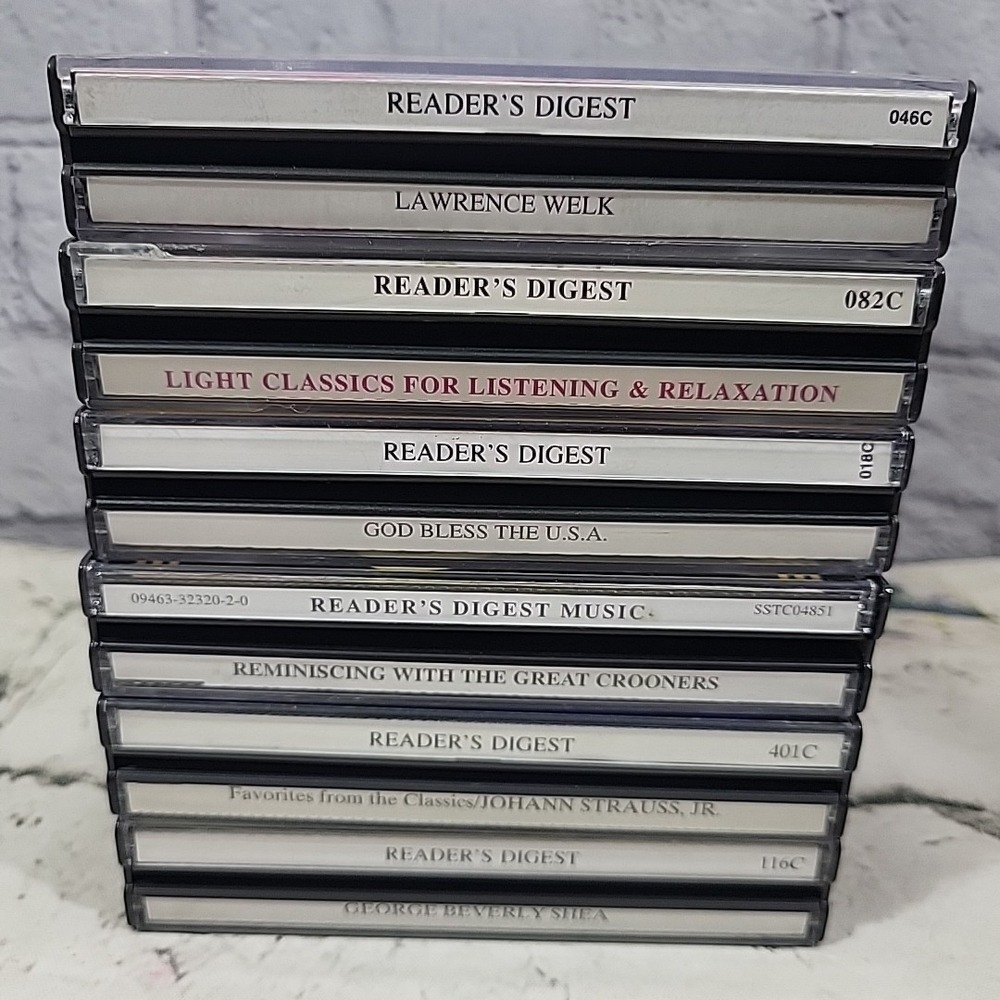 Readers Digest Music CDs Lot Of 6 Collections Classical Country Relaxation